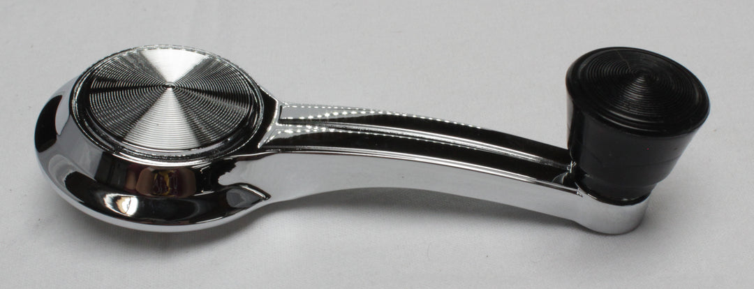 65-67 Chevy Window Crank Handles – Pair With Black Knobs & Clips For Chevelle, Nova, Chevy II