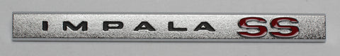 RE65-IS | 1965 Impala Rear Panel Emblem "IMPALA SS"