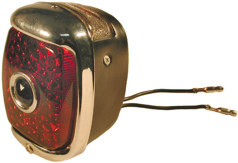 TL03-P | 1937-38 Taillight Housing With Rim (Passenger Side)